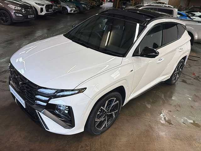 Hyundai TUCSON 1.6T Hybrid N Line S 5dr Auto White