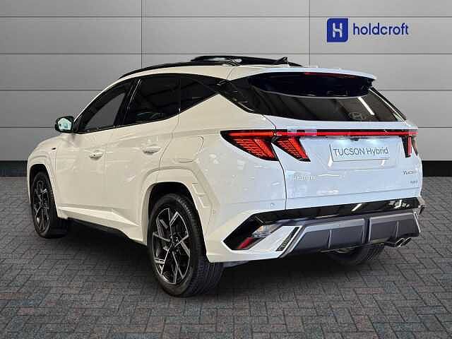 Hyundai TUCSON 1.6T Hybrid N Line S 5dr Auto White