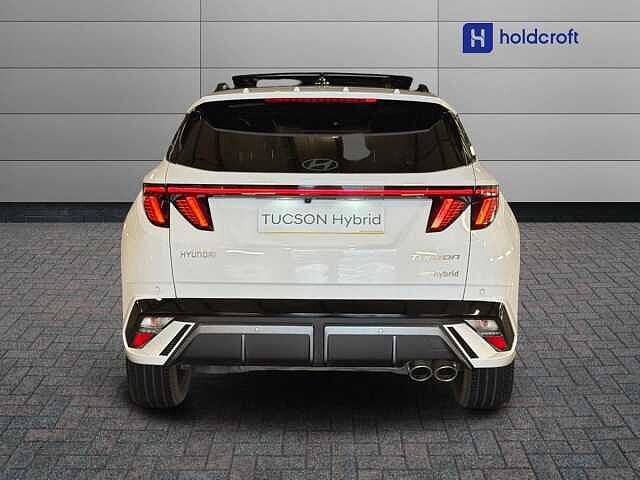 Hyundai TUCSON 1.6T Hybrid N Line S 5dr Auto White