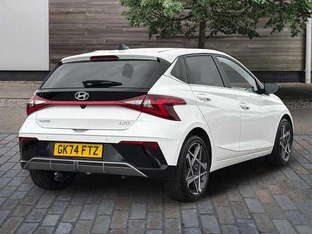 Hyundai I20 1.0 T-GDi Ultimate Hatchback 5dr Petrol DCT Euro 6 (s/s) (100 ps) White