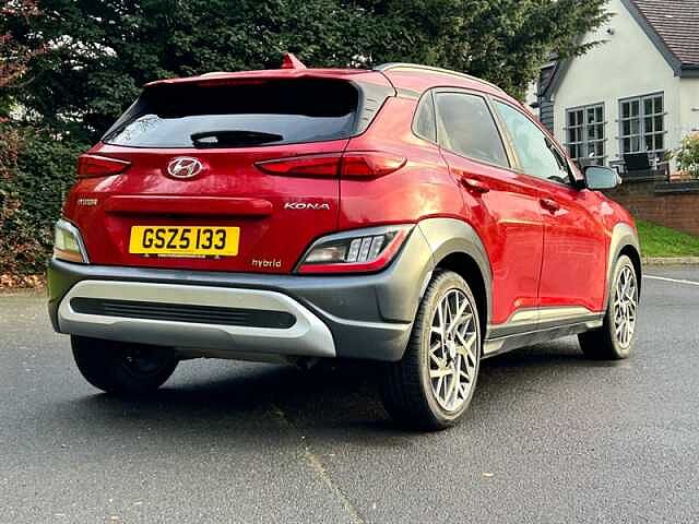 Hyundai KONA 1.6 h-GDi Premium SUV 5dr Petrol Hybrid DCT Euro 6 (s/s) (141 ps) Red