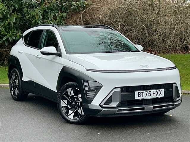 Hyundai KONA 1.6 h-GDi Ultimate SUV 5dr Petrol Hybrid DCT Euro 6 (s/s) (129 ps) White