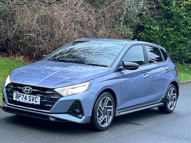 Hyundai I20 1.0 T-GDi N Line S Hatchback 5dr Petrol Manual Euro 6 (s/s) (100 ps) Blue