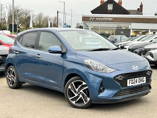 Hyundai I10 1.0 Premium Hatchback 5dr Petrol Auto Euro 6 (s/s) (63 ps) Blue