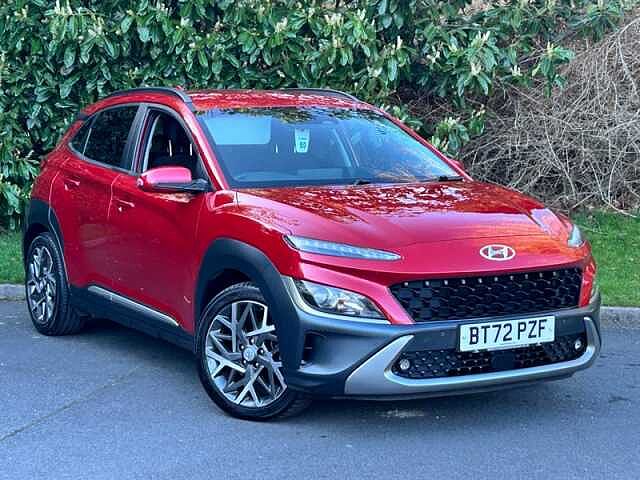 Hyundai KONA 1.6 h-GDi Premium SUV 5dr Petrol Hybrid DCT Euro 6 (s/s) (141 ps) Red