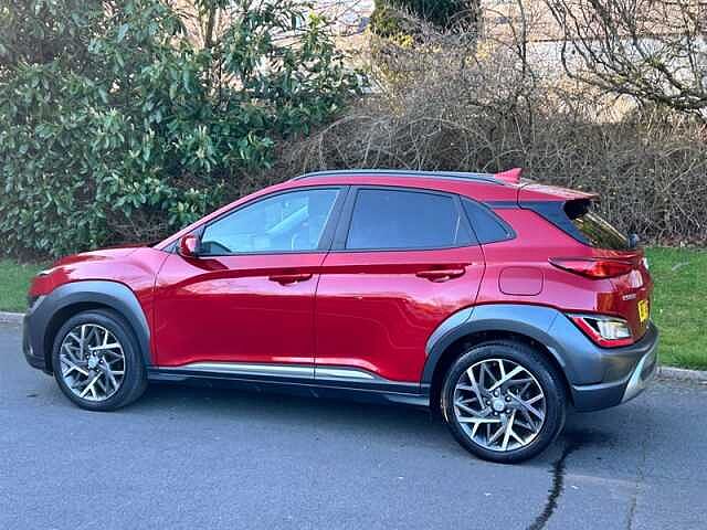 Hyundai KONA 1.6 h-GDi Premium SUV 5dr Petrol Hybrid DCT Euro 6 (s/s) (141 ps) Red