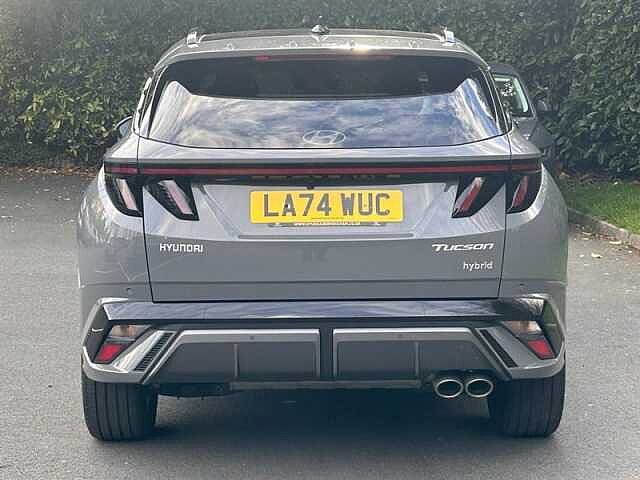 Hyundai TUCSON 1.6 T-GDi N Line S SUV 5dr Petrol Hybrid Auto 4WD Euro 6 (s/s) (215 ps) Grey