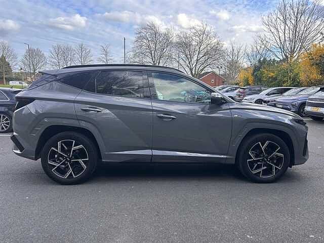 Hyundai TUCSON 1.6 T-GDi N Line S SUV 5dr Petrol Hybrid Auto 4WD Euro 6 (s/s) (215 ps) Grey