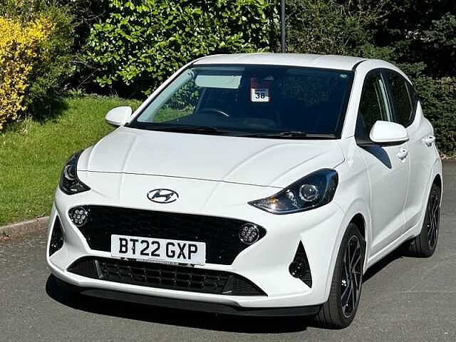 Hyundai I10 1.0 Premium Hatchback 5dr Petrol Manual Euro 6 (s/s) (67 ps) White