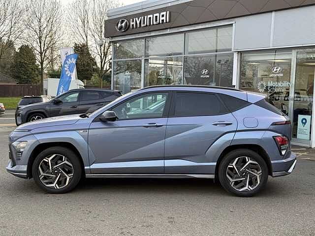 Hyundai KONA 1.6 h-GDi N Line S SUV 5dr Petrol Hybrid DCT Euro 6 (s/s) (141 ps) Blue