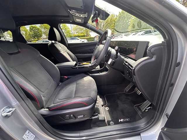 Hyundai TUCSON 1.6 T-GDi N Line S SUV 5dr Petrol Hybrid Auto Euro 6 (s/s) (215 ps) Silver