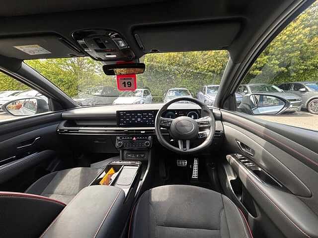 Hyundai TUCSON 1.6 T-GDi N Line S SUV 5dr Petrol Hybrid Auto Euro 6 (s/s) (215 ps) Silver