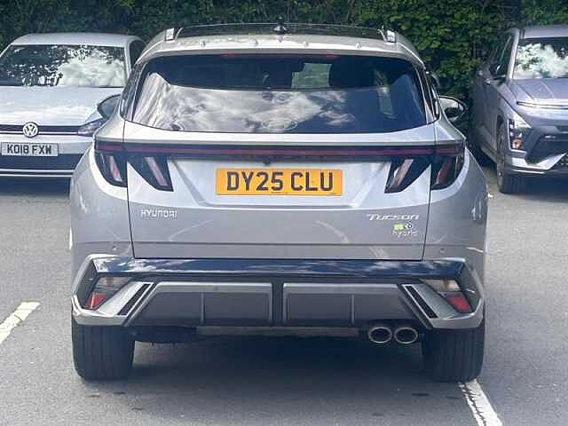 Hyundai TUCSON 1.6 T-GDi N Line S SUV 5dr Petrol Hybrid Auto Euro 6 (s/s) (215 ps) Silver