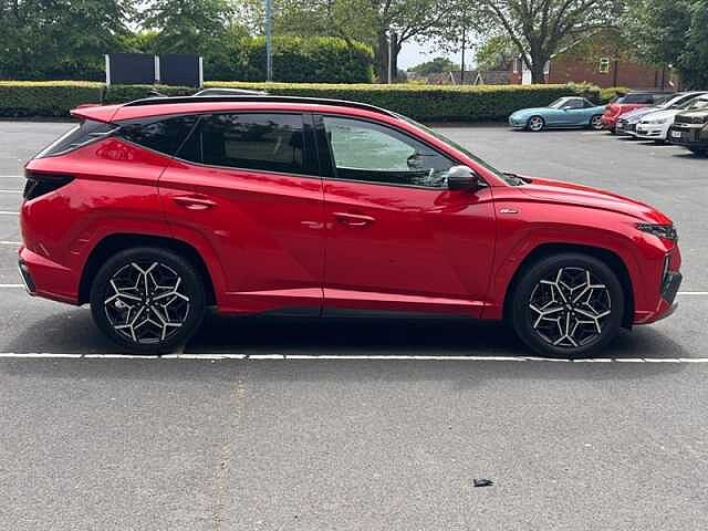 Hyundai TUCSON 1.6 T-GDi N Line S SUV 5dr Petrol Manual Euro 6 (s/s) (150 ps) Red