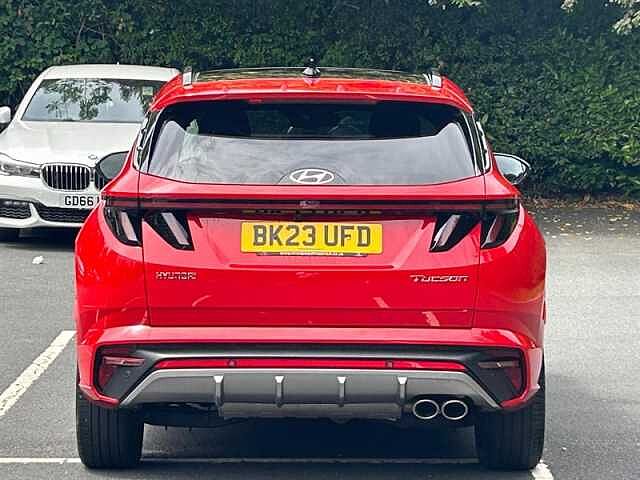Hyundai TUCSON 1.6 T-GDi N Line S SUV 5dr Petrol Manual Euro 6 (s/s) (150 ps) Red