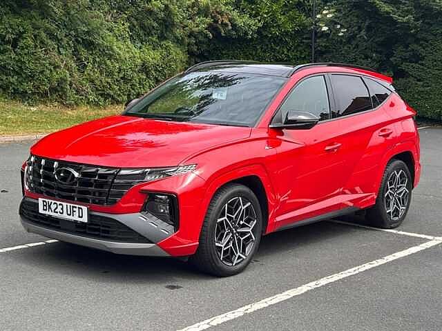 Hyundai TUCSON 1.6 T-GDi N Line S SUV 5dr Petrol Manual Euro 6 (s/s) (150 ps) Red