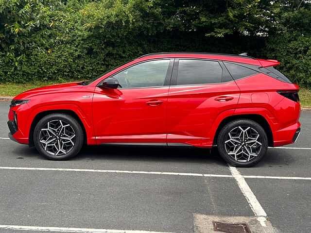 Hyundai TUCSON 1.6 T-GDi N Line S SUV 5dr Petrol Manual Euro 6 (s/s) (150 ps) Red