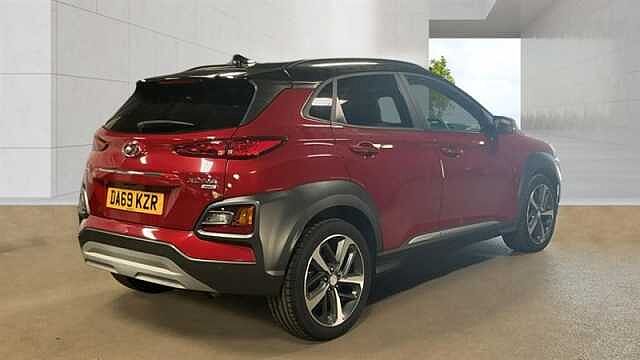 Hyundai KONA 1.6 T-GDi Premium GT SUV 5dr Petrol DCT 4WD Euro 6 (s/s) (177 ps) Red