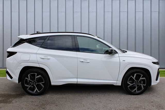 Hyundai TUCSON 1.6 T-GDi 13.8kWh N Line Auto Euro 6 (s/s) 5dr White