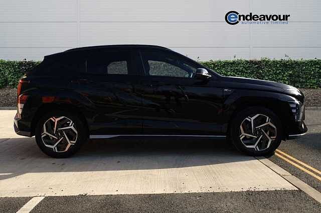 Hyundai KONA 1.6 Hybrid 129 N Line 5dr DCT Black