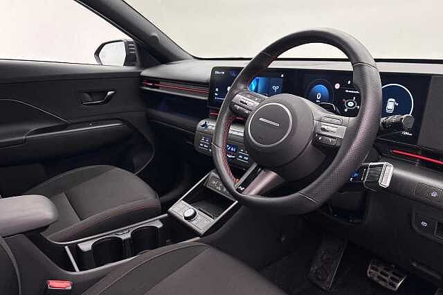Hyundai KONA 1.6 Hybrid 129 N Line 5dr DCT Abyss Black