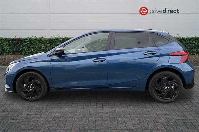 Hyundai I20 1.0 T-GDi Black Line Hatchback 5dr Petrol Manual Euro 6 (s/s) (90 ps) Blue