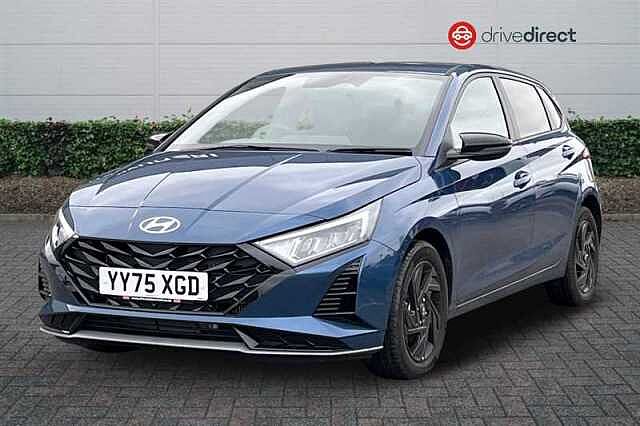 Hyundai I20 1.0 T-GDi Black Line Hatchback 5dr Petrol Manual Euro 6 (s/s) (90 ps) Blue