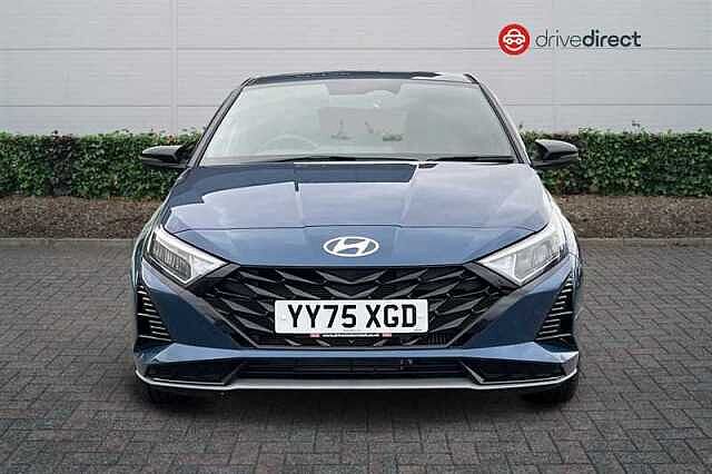 Hyundai I20 1.0 T-GDi Black Line Hatchback 5dr Petrol Manual Euro 6 (s/s) (90 ps) Blue