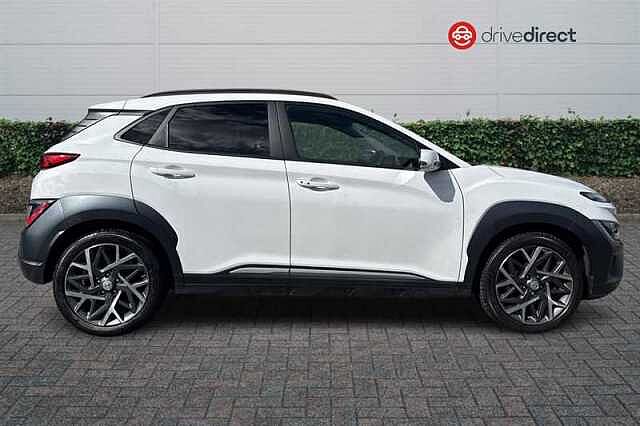 Hyundai KONA 1.6 h-GDi Premium SUV 5dr Petrol Hybrid DCT Euro 6 (s/s) (141 ps) White