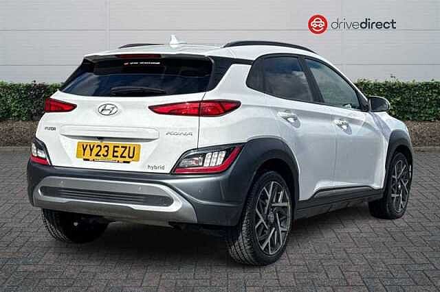 Hyundai KONA 1.6 h-GDi Premium SUV 5dr Petrol Hybrid DCT Euro 6 (s/s) (141 ps) White