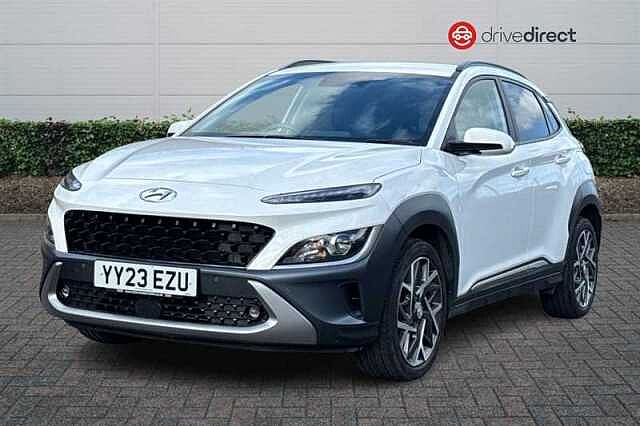 Hyundai KONA 1.6 h-GDi Premium SUV 5dr Petrol Hybrid DCT Euro 6 (s/s) (141 ps) White