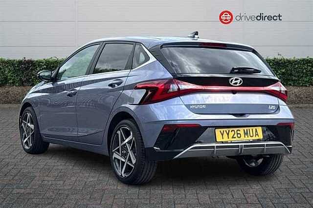 Hyundai I20 1.0 T-GDi Tech Line Hatchback 5dr Petrol DCT Euro 6 (s/s) (90 ps) Blue