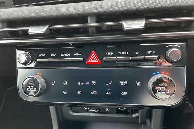Hyundai TUCSON 1.6 T-GDi N Line SUV 5dr Petrol Hybrid Auto Euro 6 (s/s) (215 ps) White