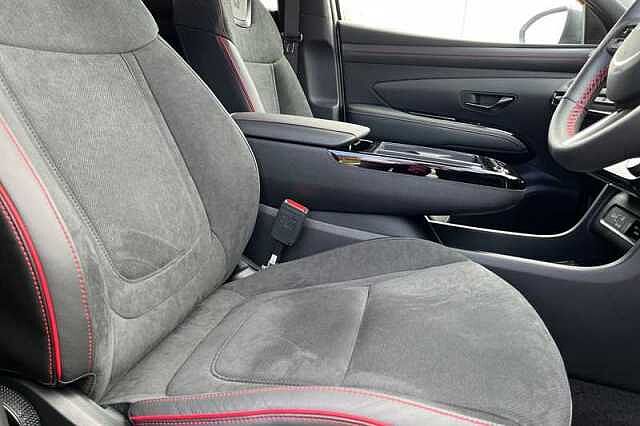 Hyundai TUCSON 1.6 T-GDi N Line SUV 5dr Petrol Hybrid Auto Euro 6 (s/s) (215 ps) White