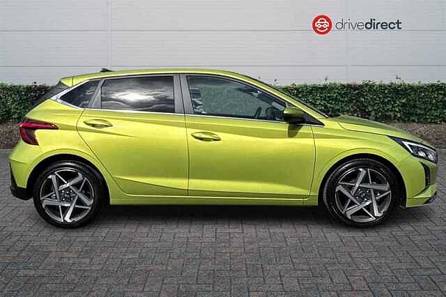 Hyundai I20 1.0 T-GDi Tech Line Hatchback 5dr Petrol DCT Euro 6 (s/s) (90 ps) Green