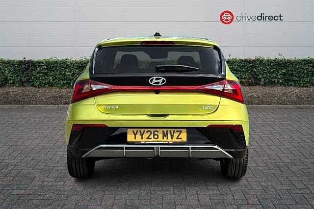 Hyundai I20 1.0 T-GDi Tech Line Hatchback 5dr Petrol DCT Euro 6 (s/s) (90 ps) Green