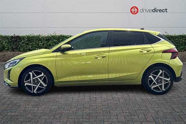 Hyundai I20 1.0 T-GDi Tech Line Hatchback 5dr Petrol DCT Euro 6 (s/s) (90 ps) Green