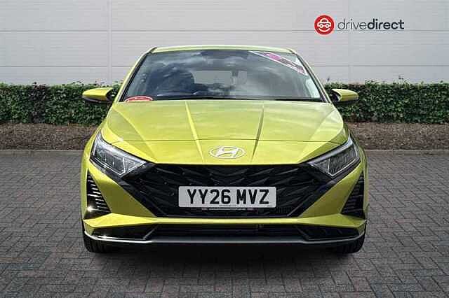 Hyundai I20 1.0 T-GDi Tech Line Hatchback 5dr Petrol DCT Euro 6 (s/s) (90 ps) Green