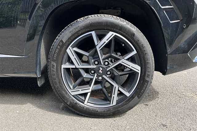 Hyundai TUCSON 1.6 T-GDi N Line S SUV 5dr Petrol Hybrid Auto Euro 6 (s/s) (215 ps) Black
