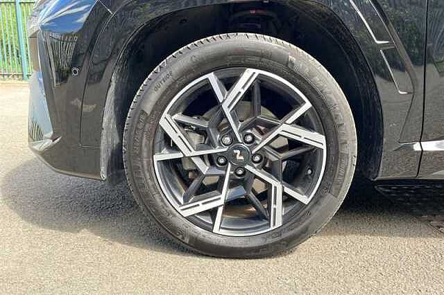 Hyundai TUCSON 1.6 T-GDi N Line S SUV 5dr Petrol Hybrid Auto Euro 6 (s/s) (215 ps) Black