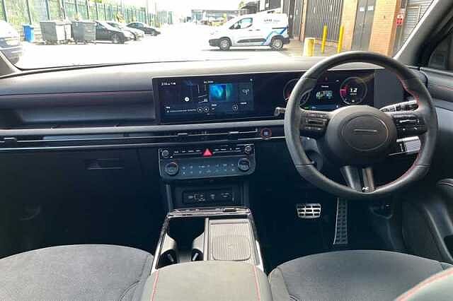 Hyundai TUCSON 1.6 T-GDi N Line S SUV 5dr Petrol Hybrid Auto Euro 6 (s/s) (215 ps) Black