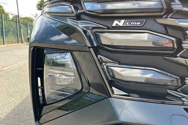 Hyundai TUCSON 1.6 T-GDi N Line S SUV 5dr Petrol Hybrid Auto Euro 6 (s/s) (215 ps) Black