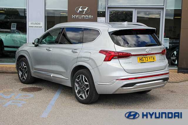 Hyundai SANTA FE 1.6 TGDi Hybrid Ultimate 5dr 4WD Auto Typhoon Silver