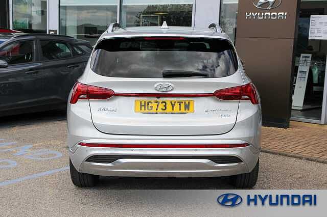 Hyundai SANTA FE 1.6 TGDi Hybrid Ultimate 5dr 4WD Auto Typhoon Silver
