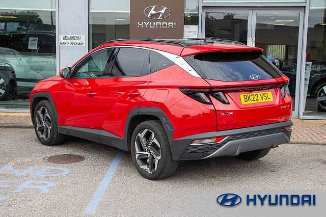 Hyundai TUCSON 1.6 TGDi Ultimate 5dr 2WD Engine Red