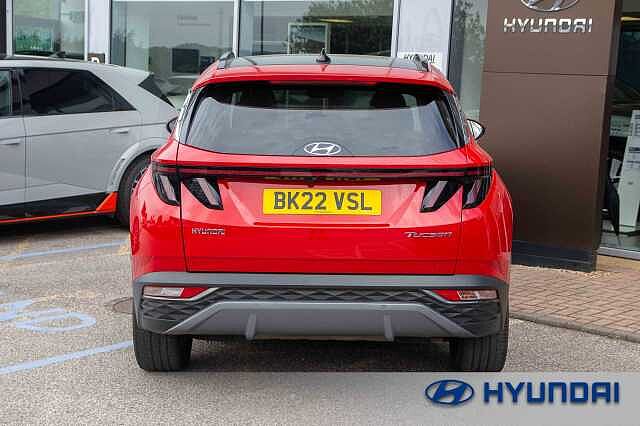 Hyundai TUCSON 1.6 TGDi Ultimate 5dr 2WD Engine Red