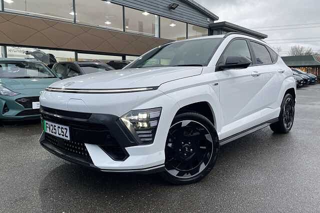 Hyundai KONA N Line S Electric 65kWh EV (218ps) White