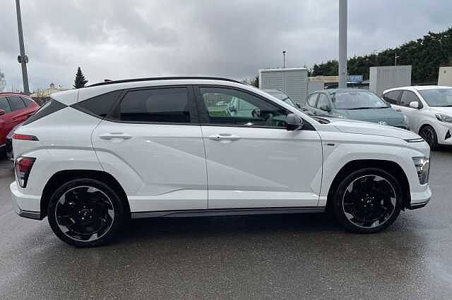 Hyundai KONA N Line S Electric 65kWh EV (218ps) White