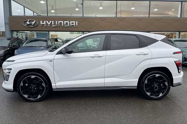 Hyundai KONA N Line S Electric 65kWh EV (218ps) White
