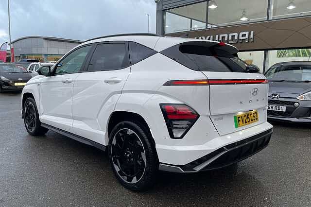 Hyundai KONA N Line S Electric 65kWh EV (218ps) White